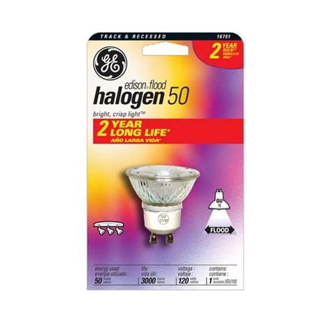 GE 50-Watt Indoor Halogen Flood Light Bulb (ENERGY STAR) at Lowes.com
