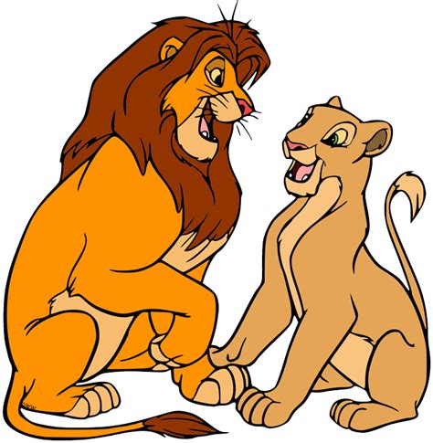 Simba and Nala Clip Art | Disney Clip Art Galore