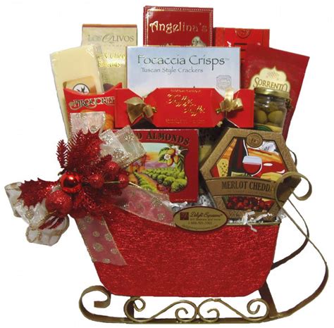 Tis the Season Christmas Gourmet Gift Basket, Holiday Food Baskets, NY ...