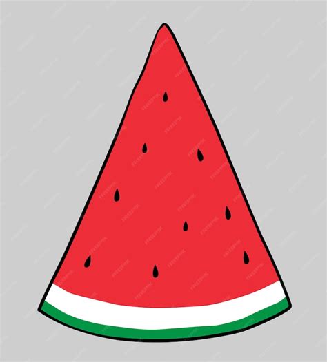 Premium Vector | Watermelon Palestine Symbol of Palestine Flag