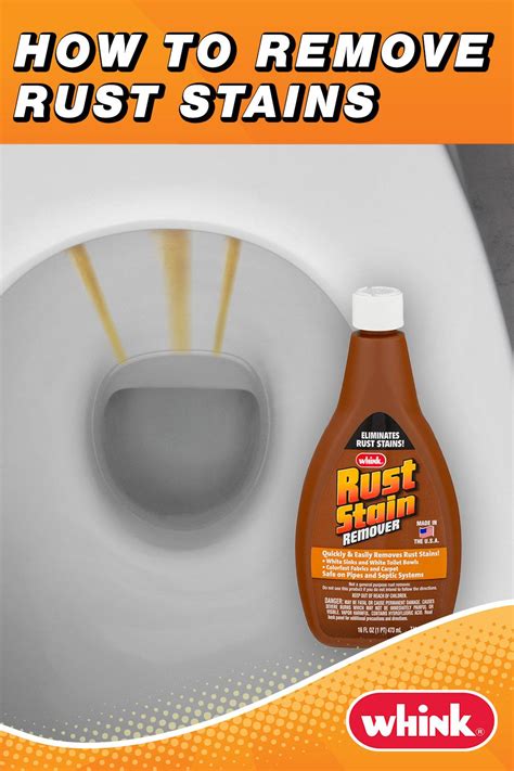 How to Remove Toilet Rust Stains | Remove rust stains, How to remove rust, Stains