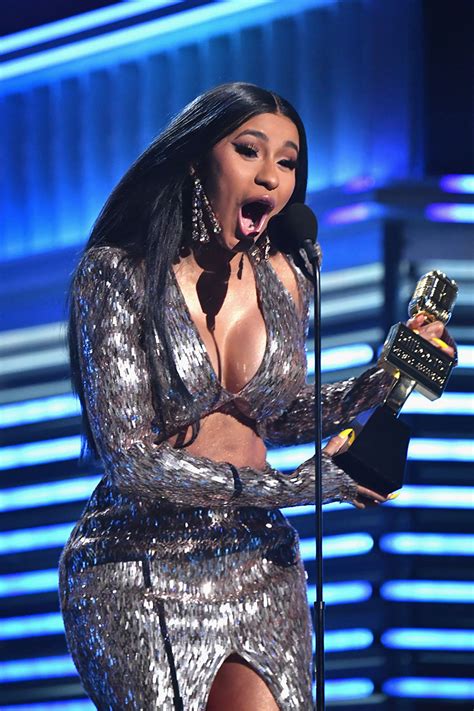 Cardi B accepts the Top Rap Song award for ?I Like It? onstage during the 2019 Billboard Music ...