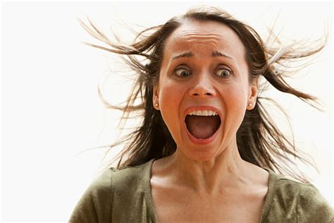 Woman Screaming In Fear Stock Photos, Pictures & Royalty-Free Images ...