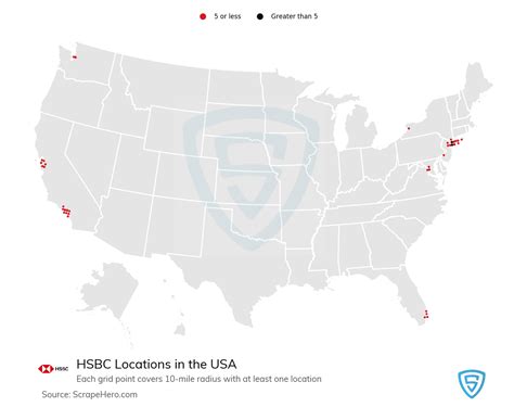 List of all HSBC bank locations in the USA - ScrapeHero Data Store