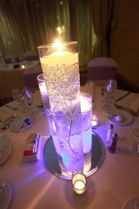 Table Centerpieces Using Led Lights