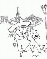 Free Madeline Coloring Pages  Home sketch template