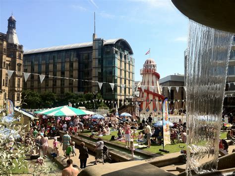 Sheffield City Centre in Summer 2012 www.welcometosheffield.co.uk/visit | Sheffield city, Places ...