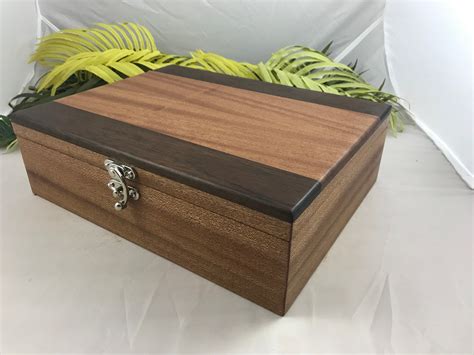 Large Wooden Keepsake Box
