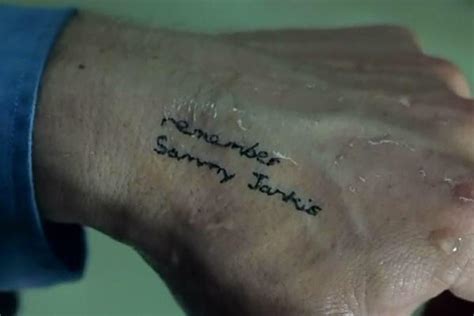 Memento. The Sammy Jenkins tattoo is a hint that the story isn’t true ...