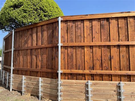 Fence Retaining Wall