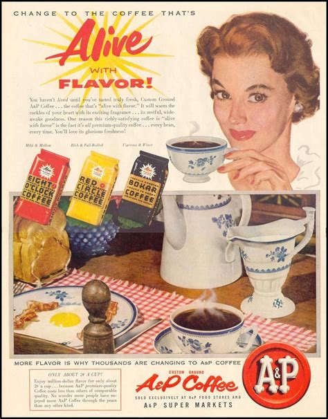 A & P COFFEE LIFE 11/14/1955 p. 94 | Coffee advertising, Vintage ads ...