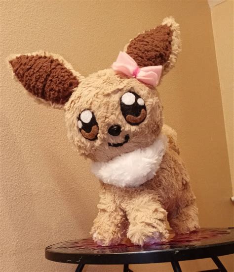 Handmade Eevee Plush by SasuNaruLover99 on DeviantArt