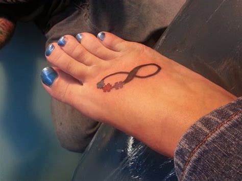 Autism Infinity Symbol Tattoo