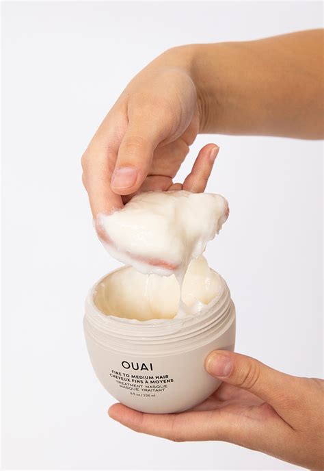 OUAI Fine to Medium Hair Treatment Mask For Damage Repair & Moisture