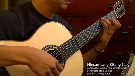 Minsan Lang Kitang Iibigin - A. Del Rosario (arr. Jose Valdez) Solo Clas... | Guitar sheet music ...