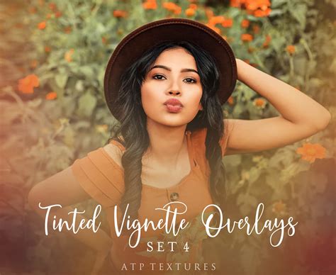 TINTED VIGNETTE Digital Overlays - Set 4