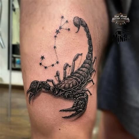 The Art of Scorpio: 40 Unique and Creative Scorpion Tattoo Ideas ...