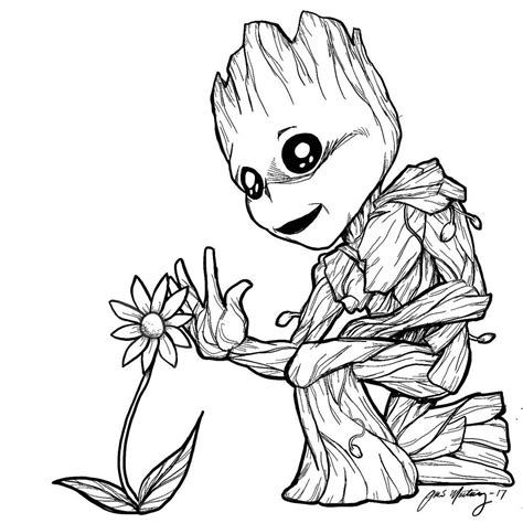 Baby Groot Makes a Friend by ElvisOfTheDead on DeviantArt