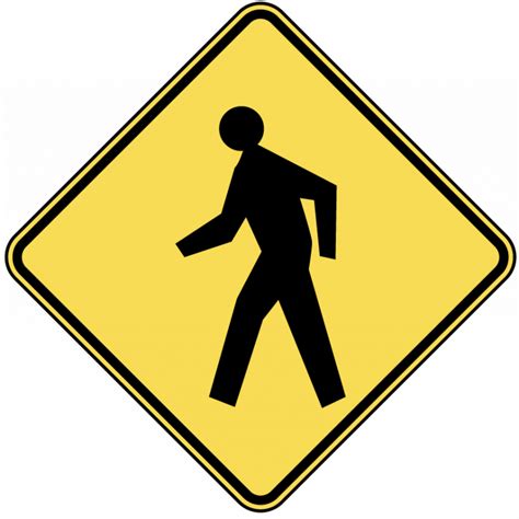 Crosswalk Sign: Meanings & Examples for the DMV Written Test | PuedoManejar.com