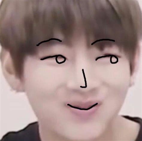 Bts V Meme Face - BTS