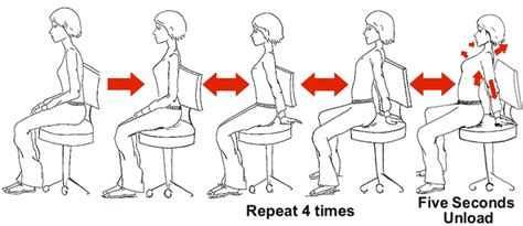 Sitting Back Exercise - Relieve Back Pain While Sitting