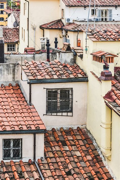 "Rooftop Detail Of Houses In Florence, Italy" by Stocksy Contributor ...