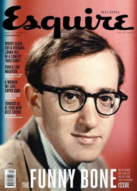 Woody Allen, Esquire Magazine April 2012 Cover Photo - Malaysia