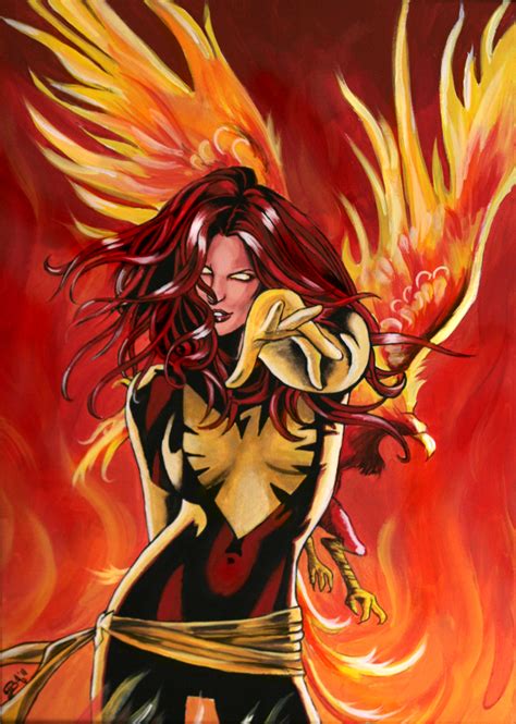 Comics Forever, Jean Grey as Dark Phoenix // artwork by Giulia...