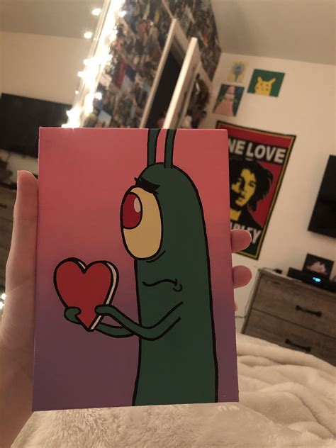 Plankton Painting Easy - Pin On My Projects | Hubsristes