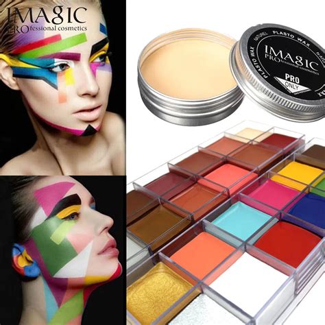 Imagic Halloween Combination Set Special Effects Stage Makeup Fake Wound Scars Wax + Oil ...