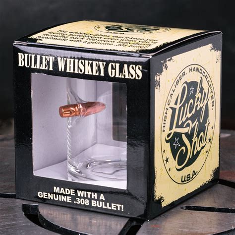 308 Bullet Whiskey Glass | Bullet whiskey, Glass, Whiskey