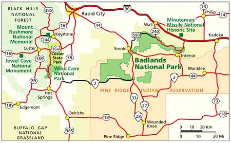 Badlands Maps | NPMaps.com - just free maps, period.