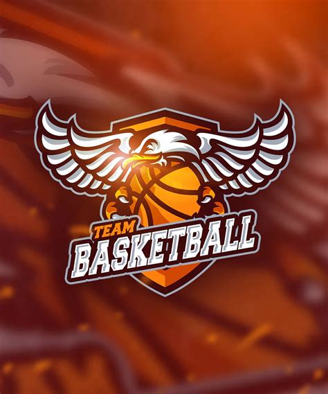 Basketball falcon - Mascot & Esport Logo Template | Mascot, ? logo, Dolphin logo