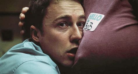 #gif Fight Club Edward Norton, Fight Club Rules, Fight Club 1999, Hug ...