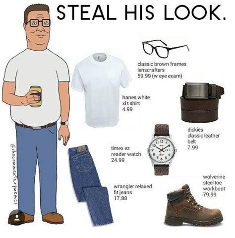 Hank Hill Steal His Look - Steal His Look