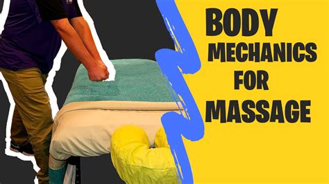 Body Mechanics for Massage Therapists - YouTube