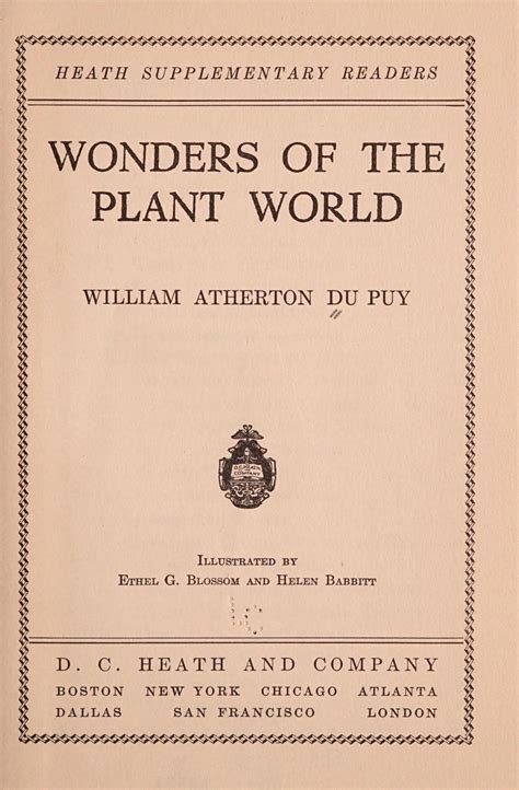 Wonders of the plant world | Library of Congress