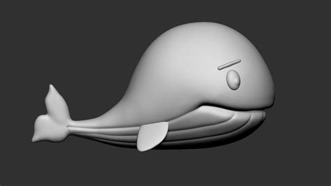 Whale 3D model 3D printable | CGTrader