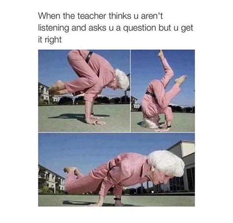 Meme - The teacher thought you aren’t listening - Viral Viral Videos