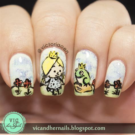 Vic and Her Nails: Digital Dozen Does Fairytales - Day 4: The Frog Prince