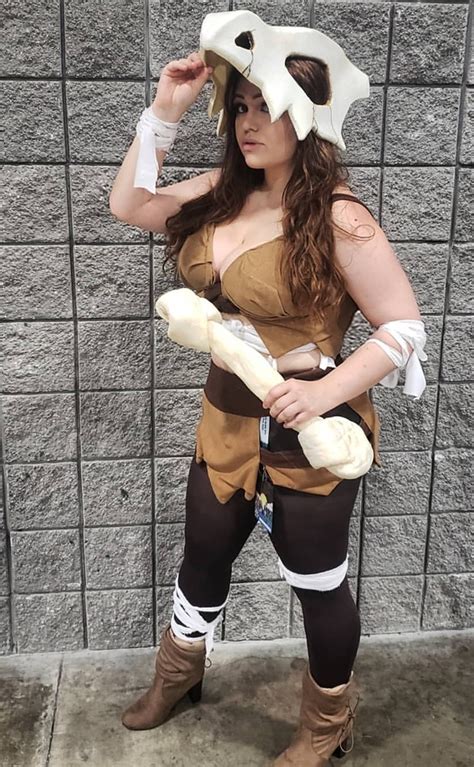 It's been one year since I debuted my cubone cosplay and used a big Walmart dog bone since the ...