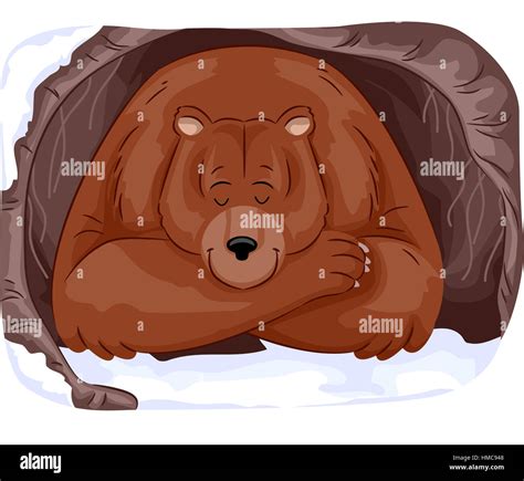 Hibernating Bear Clip Art