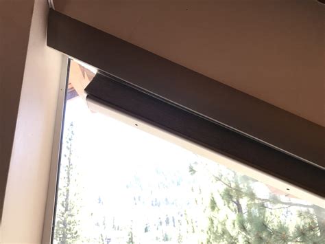 Custom Angled Window Shades For Tahoe Home - Kempler Design