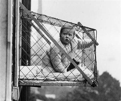 The Bizarre History of the Baby Cage, 1934-1948 - Rare Historical Photos