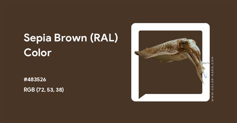 Sepia Brown (RAL) color hex code is #483526