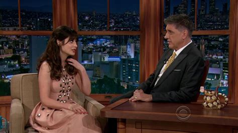 Late Late Show with Craig Ferguson 2/4/2013 Zooey Deschanel, Adhir ...