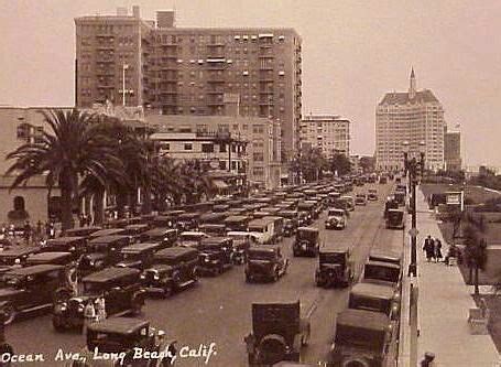 Ocean Avenue Long Beach 1920s | Long beach california, Long beach, California history