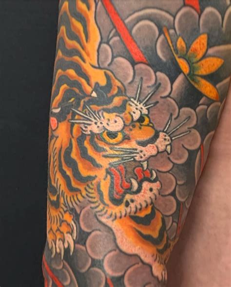 Share more than 79 traditional japanese tattoo tiger latest - in.cdgdbentre