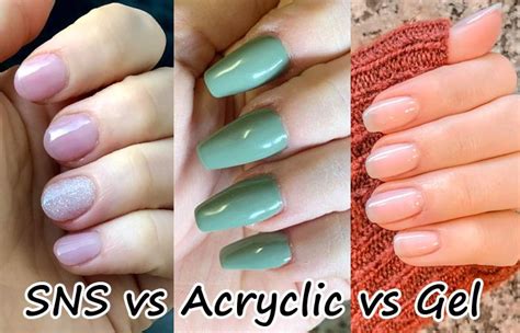 SNS vs Acrylic vs Gel Nails (4 Factor Comparison) | Gel vs acrylic nails, Gel nails, Acrylic ...