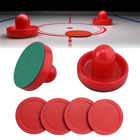 Air Hockey Set Home Table Game Replacement Accessories 2-Pucks 4-Slider Pusher | Air hockey, Air ...